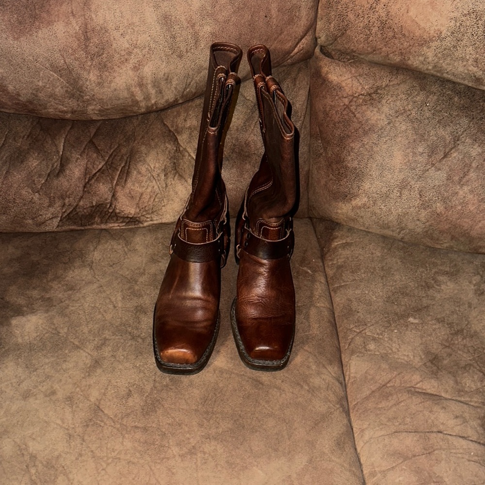 Frye brown boots size 8.5